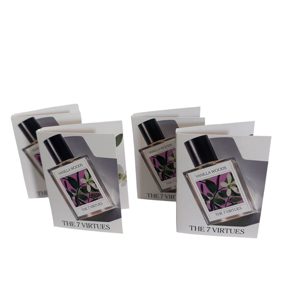 The 7‎ Virtues Vanilla Woods Eau de Parfum 1.7 ML Bundle of 4